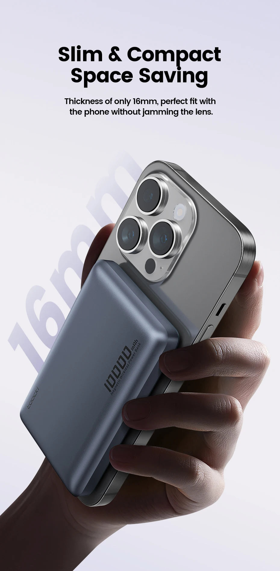 Wireless Magnetic Power Bank 5000mAh