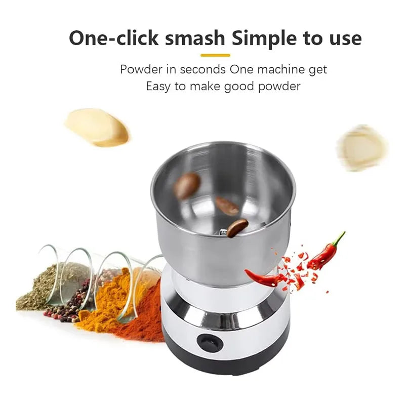 Multifunction Electric Coffee Grinder – 4 Blades