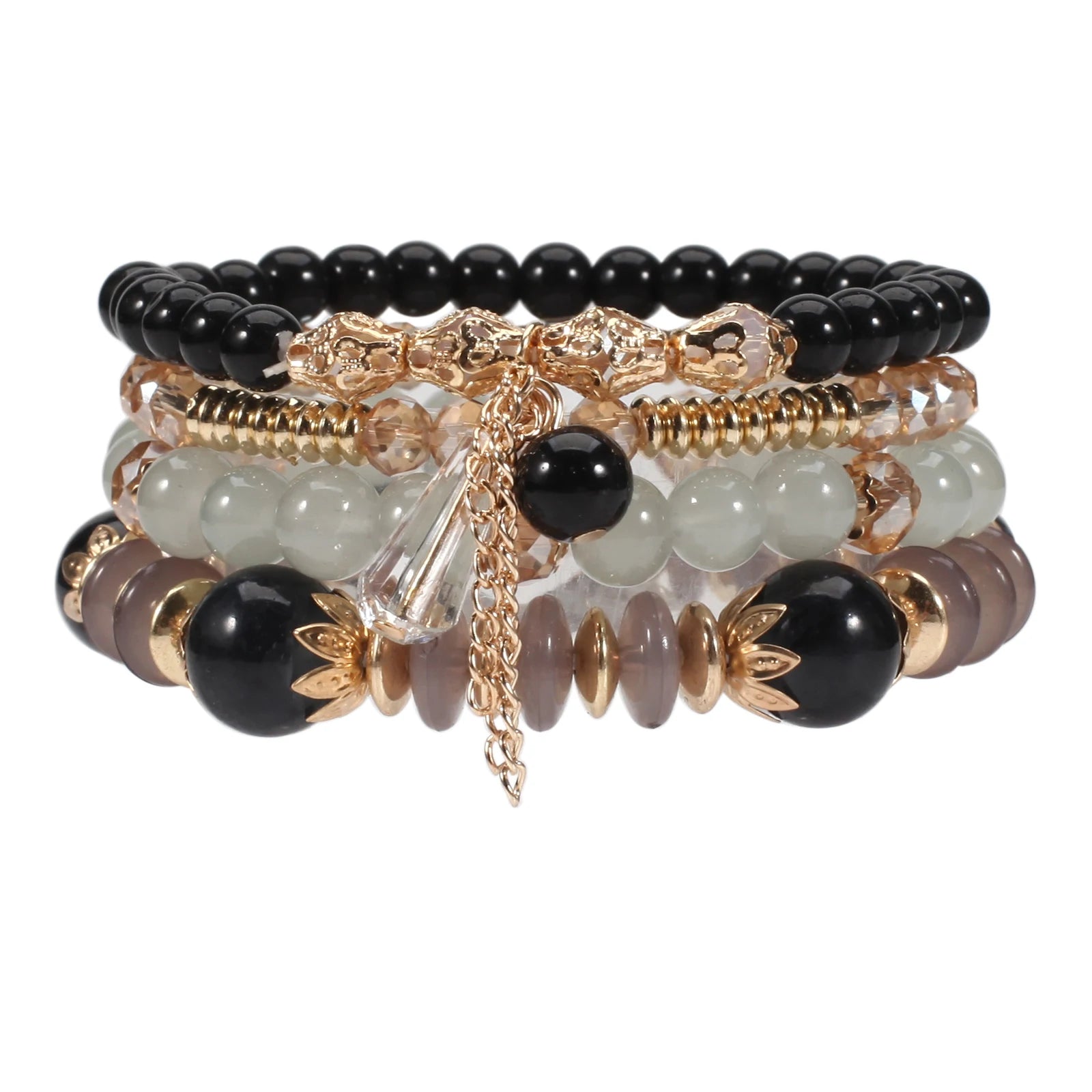 Colorful Bohemian Stackable Beaded Bracelets