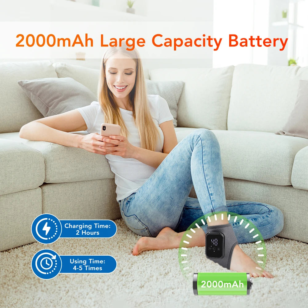 Rechargeable Heated Massage Bracelet – Wrist, Ankle, Hand
