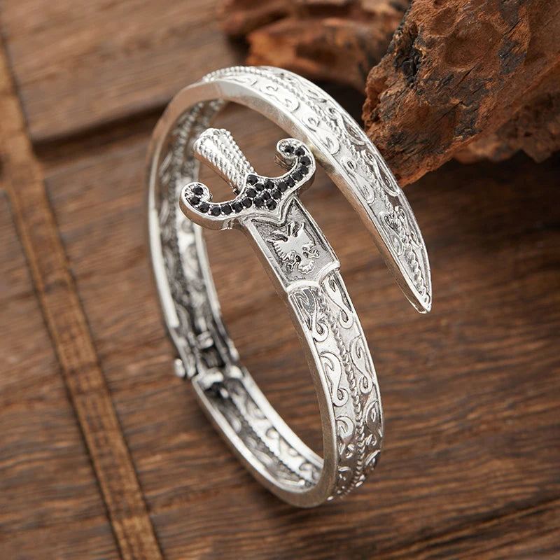Adjustable Retro Sword Bracelet