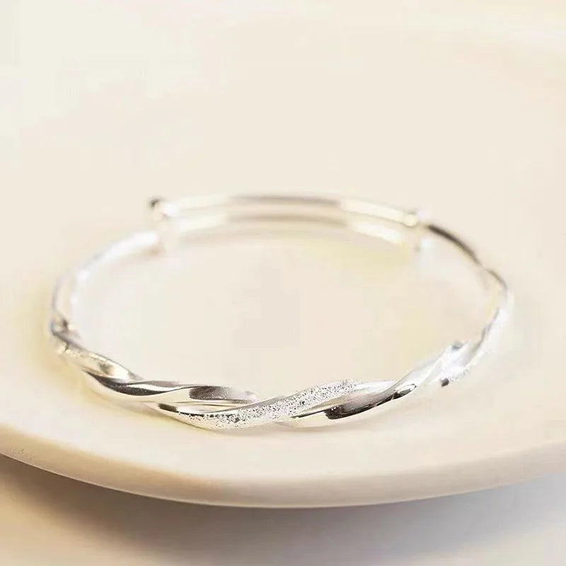 Bracelet Torsadé Tressé Vintage Femme