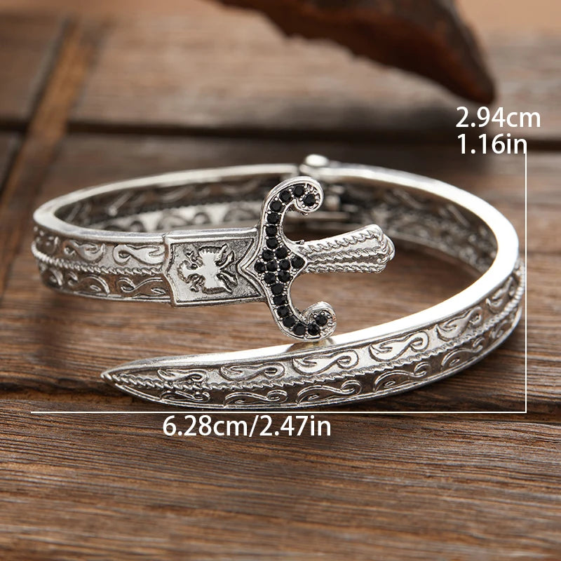 Adjustable Retro Sword Bracelet