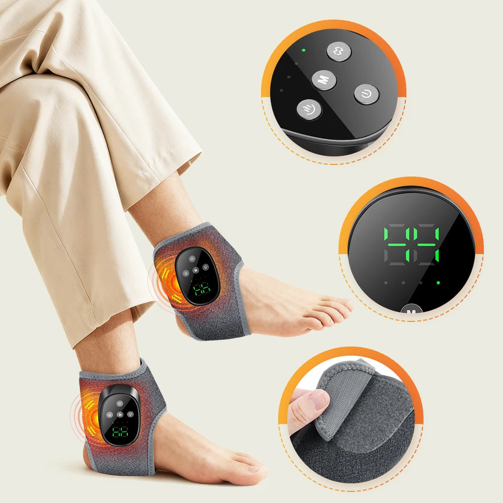 Rechargeable Heated Massage Bracelet – Wrist, Ankle, Hand
