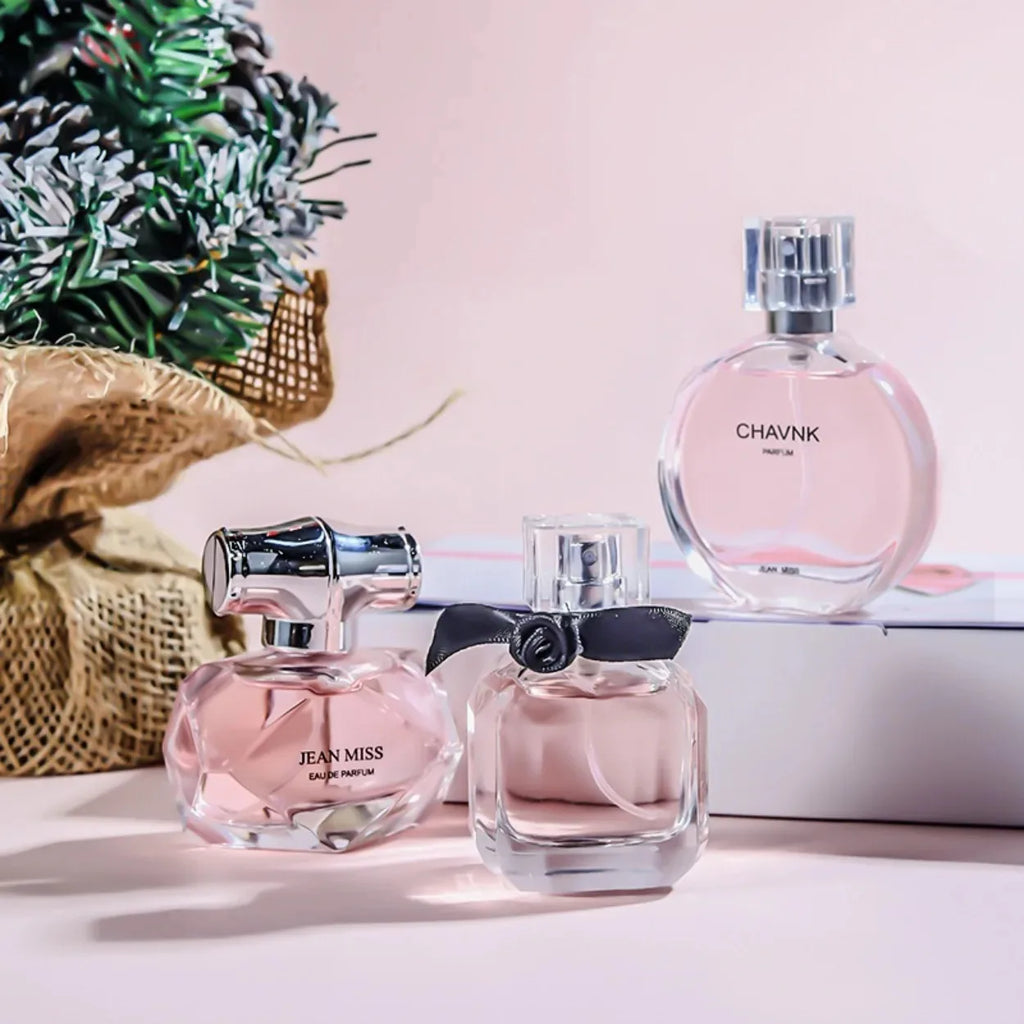 Floral-Scented Women's Perfume Set: Fresh, Natural, and Long-Lasting. A Classic 3-Piece Set with the Same Fragrance lady perfume