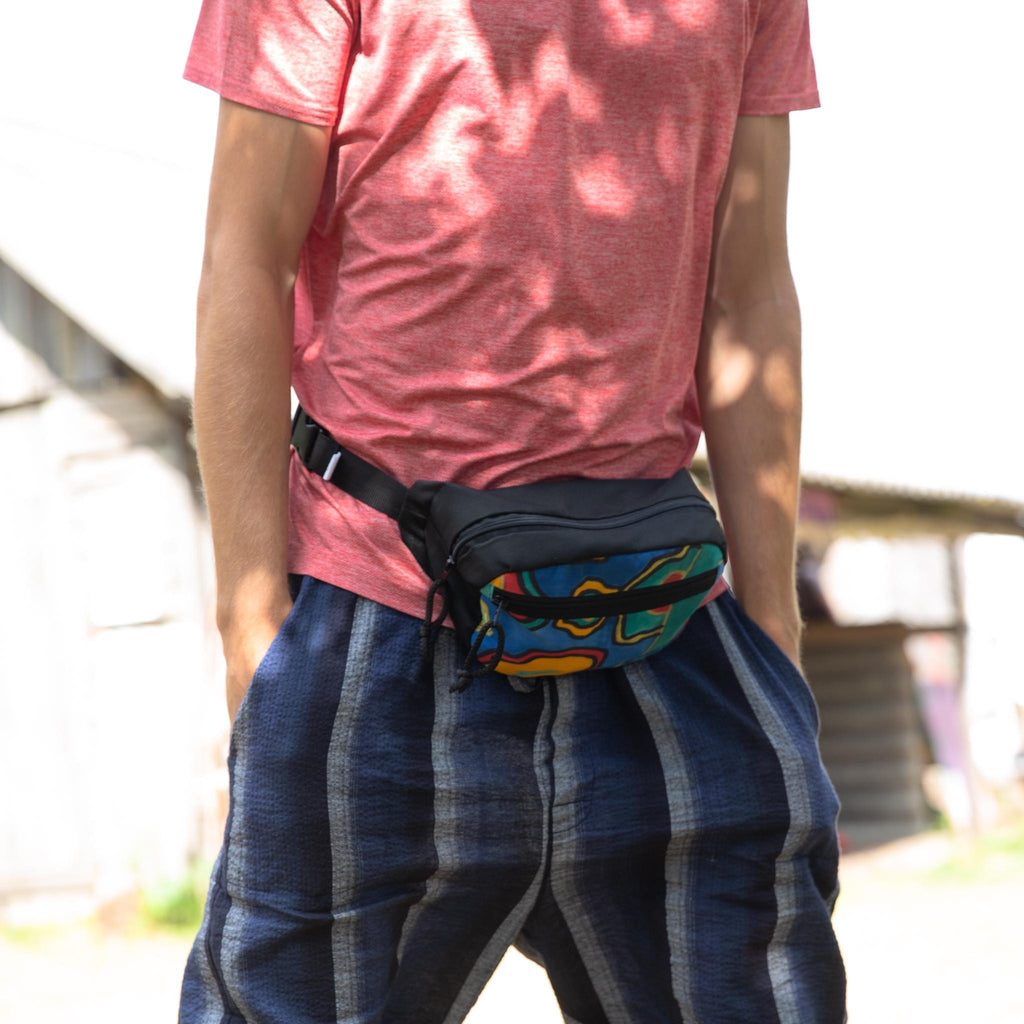 Spacious Water-Resistant Waist Bag - Kaleidoscope